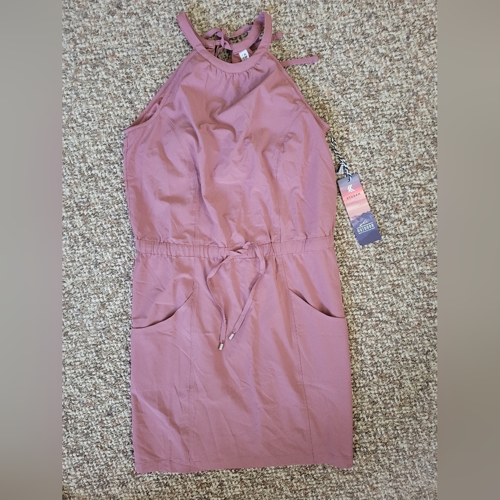 High neck dress